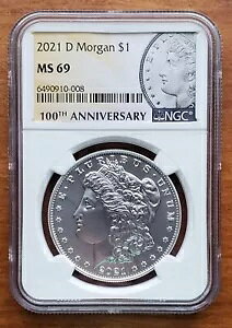 2021 D ���[�K�� �V���o�[ �_���[ - BU UNC NGC MS69 RARE �f���o�[?