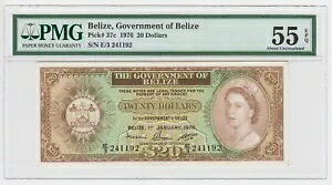 �x���[�Y 20 �h�� $1976 P37c PMG AU UNC 55 EPQ �N�C�[�� �G���U�x�X ����