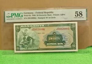 20 �h�C�c�}���N 1948 PMG 58 OVER UNC JQ�V���[�Y B���󂠂� ���R���N�^�[���� -