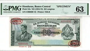 �z���W�����X 20 �����s���X (ND 1954-72) �s�b�N 53 �T���v�� TDLR PMG Ch UNC 63