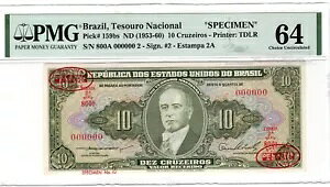 �u���W�� (1953-60) 10 �N���[�C���X�����W�{ TDLR P159b PMG Choice Unc 64