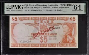 �t�B�W�[ 5 �h�� ND(1974) P73as4 UNC - �W�{ / PMG 64
