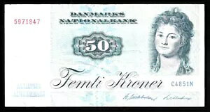 ���E�̎��� - �f���}�[�N 50 �N���[�l 1985 P50g @ VF Cond.