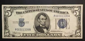 1934 C $5 �V���o�[�ؖ��� **�f�G�ȃ���** �������� S2788