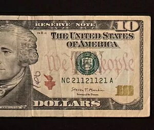 10 �h�������o�C�i�� �t�@���V�[ �V���A���ԍ� NC 21121121 A 2017 / C3