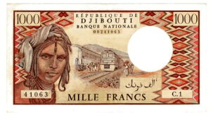 DJIBOUTI P-37a 1000 �t���� 1979 VF �j�[�X�O���[�h