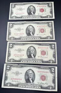 1953 + ABC & 4 $2 ���� �č��@��ʉ݃��^�[ 5 ���Z�b�g VG+ #608