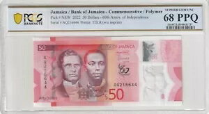 �W���}�C�J 2022 50 �h�� PCGS �F�莆�� UNC 68 PPQ �s�b�N �V�i
