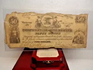 1861 �N�E�B���`�F�X�^�[�� 50 �Z���g�̔p�~���ꂽ����