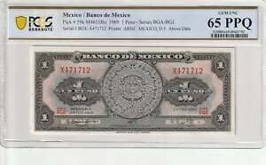 ���L�V�R 1969 1 �y�\ PCGS �F�莆�� UNC 65 PPQ �s�b�N 59k
