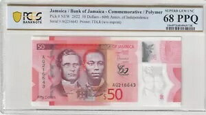 �W���}�C�J 2022 50 �h�� PCGS �F�莆�� UNC 68 PPQ �s�b�N �V�i