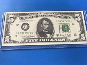 1969 C $5 5 �h���A�M������ (UNC) .. Loc #7d