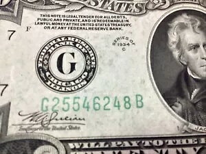 1934 C $20 �S�[���h�����̗��Ɖ��� B �̈ʒu���킹�Ɍ�肪����A�Ȃ����Ă��܂��B������