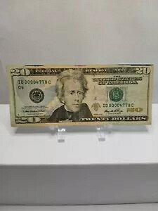 2006 Jackson $20 Twenty ID 00004778 C low �V���A���ԍ� �č��ʉ�