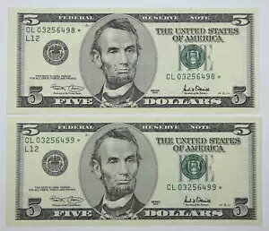 �R���Z�b�N �y�A �V���[�Y 2001*STAR $5 �A�M������s���I��/��� CU Fr#1989-L*