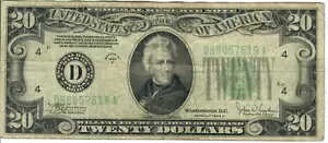 1934C 20$ �A�M������ - �O���[�� �V�[�� - WAJ/JWSy D88057619A - #13659