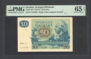 �X�E�F�[�f�� 50 �N���[�i 1981 P53c �����ʃO���[�h 65
