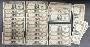 50 $1 1935 C D E F G H 1957 AB U.S. �V���o�[�ؖ����A4 �X�^�[�����Z�b�g�t��