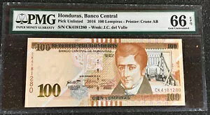 �z���W�����X 100 �����s���X 2016 ���� GEM UNC PMG 66 EPQ