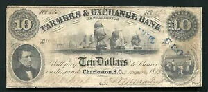1853 �N $10 �T�E�X�J�����C�i�B�`���[���X�g���̃t�@�[�}�[�Y���ב֋�s�̔p�~���ꂽ����