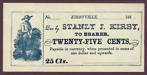 186X �X�^�����[ J. �J�[�r�[�A�y���V���o�j�A�B�J�[�r�[�r�� 25c �p�~���ꂽ���� (60417)