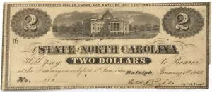 1863 .75 Cr123 �m�[�X�J�����C�i�B �p�~���ꂽ 2 �h������ NC