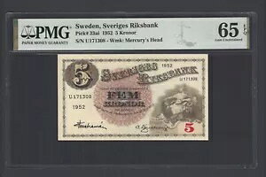 �X�E�F�[�f�� 5 �N���[�i 1952 P33ai �����ʃO���[�h 65