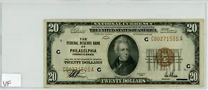 1929 �N $20 �y���V���o�j�A�B�t�B���f���t�B�A�A�M������s�� VF ��� C00271505A