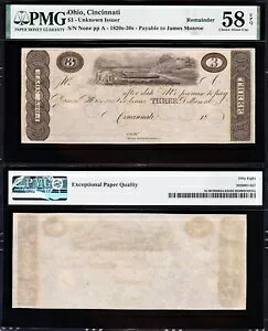 �f�G�ȃn�C�O���[�h 1820 �N��`30 �N�� $3 �I�n�C�I�B�V���V�i�e�B James Piatt & Co. ���ӂ��Ă�������! PMG58EPQ�I