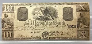 1856�N $10.00 - �W���[�W�A�B�I�[�K�X�^�̋@�B��s - �p�~���ꂽ����