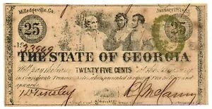 1863 �N�W���[�W�A�B�A�W���[�W�A�B�~���b�W�r�� 25c Note No.33949 CR15A (59216)