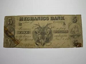 5 �h�� 1857 �j���[�w�u�� �R�l�`�J�b�g �R�l�`�J�b�g�B�p�~�ʉݎ��� The Mechanics Bank