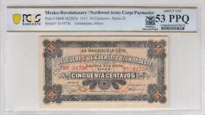 ���L�V�R 1915 50 �Z���^�{�X �V���[�Y D #S868 M2267a PCGS ���� UNC 53 PPQ �ɂ���