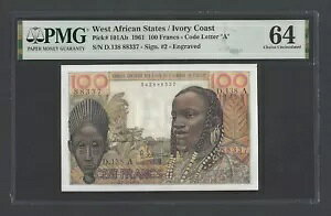 ���A�t���J���� / �R�[�g�W�{���[�� 100 �t���� 1961 P101Ab UNC �O���[�h 64