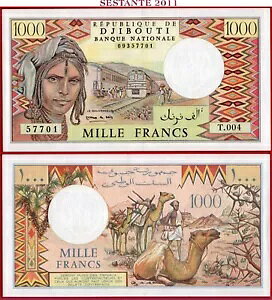 DJIBOUTI 1000 1.000 �t���� nd 1979 / 2005 P 37e UNC 100$ ���瑗������