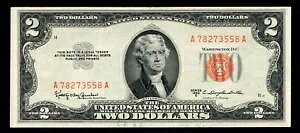 1953-C $2 ���b�h �V�[�� �č����� Unc �������� (A271)
