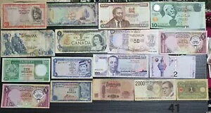 Lot 1 �}���[�V�A �P�j�A �J�i�_ �{�c���i �C���h �N�E�F�[�g �t�B���s�� HKD 17 Note FV $35