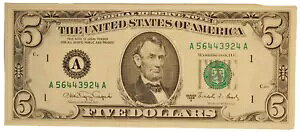 1988 **A** $5 �A�M������**�N���X�v UNC �{�X�g���m�[�g ** �������� S2431
