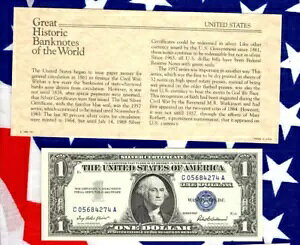 ���j���鎆�� �č� 1957 �N $1 �V���o�[�ؖ��� C-A UNC P-419a