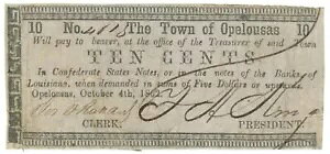 1862 �N���C�W�A�i�B�I�y���[�T�X�s 10c Note No.4615 (59641)