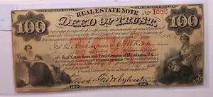 1876 �N $100�A�s���Y�����A���V���g�� D.C.�A����x��̒ʉ݁A#18384