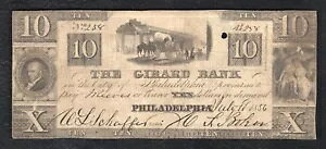 1856 �N $10 �W���[����s�A�y���V���x�j�A�B�t�B���f���t�B�A�̔p�~���ꂽ����
