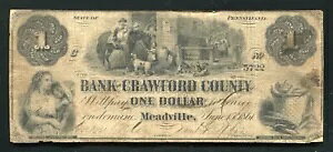 1861 �N $1 �y���V���o�j�A�B�~�[�h�r�� �N���t�H�[�h�S��s�̔p�~���ꂽ����