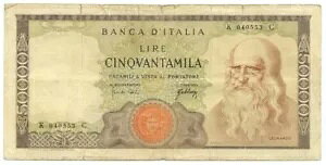 50000 ���� BANCA D'ITALIA ���I�i���h �_ ���B���` ���f���[�T 03/07/1967 qBB