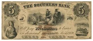 1859 �T�U�� �o���N�A�j���[ �A���o�j�[�A�C���f�B�A�i�B $5 ����x�ꎆ�� R-6 (59741)
