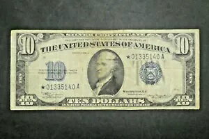 1934 �N $10 ��ؖ����X�^�[�m�[�g�č��ʉݎ���