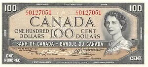 �J�i�_ $100 1954 P 82c �V���[�Y C/J �L���[�B II ���ʎ��� QZ35