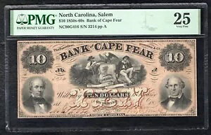 1850�N��`60�N�� $10 �m�[�X�J�����C�i�B�P�[�v�t�B�A�Z�[������s �p�~���ꂽ���� PMG VERY FINE-25