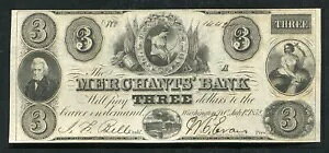 1852 �N $3 ���V���g�� D.C. �}�[�`�����c��s�̔p�~���ꂽ������������