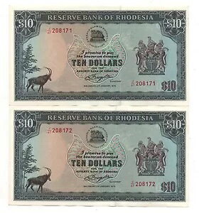 ���[�f�V�A 2 X 10 �h�� 1979 �N 1 �� �A���ԍ� AUNC �s�b�N 33 ���b�N �X�L����